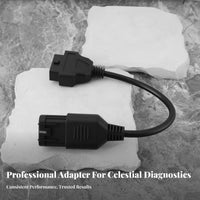 Read and Reset Fault Codes OBD2 to 8 Pin Adapter Seamless Connectivity All-Terrain Vehicle Brand 8 Pin Diagnostic Adapter Sturdy Construction ATV Diagnostic Connector Stable Performance for Mechanics, Workshop, Garage