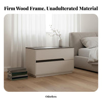 Minimalist Design Single-Drawer Cabinet with Open Shelf Modern aesthetic Bedside Table Sturdy Construction Nightstand Ample Storage for Apartment Dwellers, Homeowners, Students, Guest Room, Home, Hallway