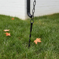 Rain Chain Anchor Stake Easy Installation Rain Chain Ground Anchor Curb Attraction for Yard