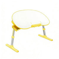 Multi-Functional ergonomic contourdShaped Folding Table Multifunctional Foldable Lap Desk Portable Bed Tray Lightweight for Students, Toddlers, Bedroom, Playroom, Floor, Home awayice