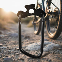 Shielding Frame Mountain Bike Derailleur Guard Shock Resistant Two-Wheeler Rear Derailleur Protector Heavy Duty Rear Gear Guard Long-Lasting for for Rugged-Road Riding