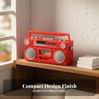 1:12 Scale Radio Realistic Detail 1:12 Scale Model Highly Detailed Miniature Radio for Hobbyists, Dioramas, Desktop Decoration