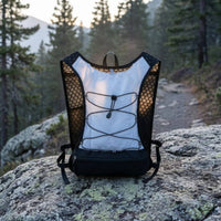 Lightweight Backpack-Design Running Vest Adjustable Cord Lacing Mesh Running Vest Wide Shoulder Straps Outdoor Gear