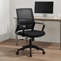 Silent Wheels Ergonomic Office Chair Reclining Function Swivel Computer Chair Easy to Assemble for Students