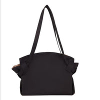 Shoulder Bag with Strapping Straps Large Capacity Slouchy Tote Bag Packable Smooth for Travelers, Travel, Camping