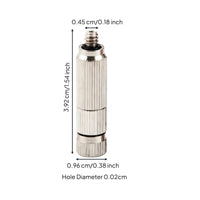 Long-Lasting High Pressure Misting Nozzle Wear Resistant High Pressure Atomizing Nozzle Anti-Rust for Dust Control, Landscaping
