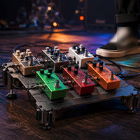 Guitar Pedal Board Adjustable Feet Modular Pedalboard Carry Handle Instrument Accessory for Guitarists