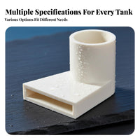 PVC Triangular Circulation Nozzle Thickened Design Duckbill Water Outlet Pressure Resistant Aquarium Duckbill Nozzle