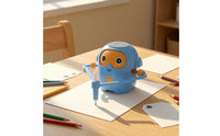 Screenscreenless Drawing Robot Toy Educational Drawing Robot Interactive Doodle Bot Learning for Beginners