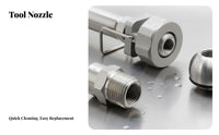 Stainless Steel Ball Joint Nozzle Adjustable Clamp Nozzle