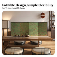 Arched Tri-Fold Panel Portable Miniature Screen Top for Office Workers