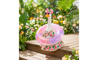 Lawn Goose Decoration Outfit Tropical Goose Dress with Swim Circle Bright