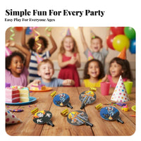 Retractable Unrolling Paper Whistle Colorful Unfurling Paper trumpet Easy to Use Noisemaker Toy Assorted and patterns for children, Adults, festivitys, Gatherings, pub, New Year's New Year's Night