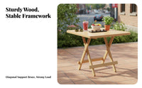 Multi-Purpose Space Saving Kitchen Table Set Multipurpose Space Saving Kitchen Table Installation-No-Assembly Foldable Dining Set Sturdy Construction for Small Business Owners, Apartment Dwellers, Families, Cafe, Restaurant, Breakfast Nook, Balcony