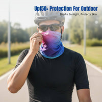Cooling Ice Silk Cycling Headscarf, Outdoor Sports Headband, Summer Quick-Dry Sun Protection Neck Face Covering