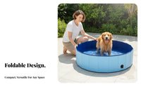 Foldable Dog Bathtub Waterproof Foldable Pet Bathtub Easy to Store Portable Pet Bathing Tub for Dogs, Cats, Indoor, Washroom, Backyard