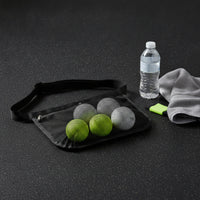 Ball Bag with Mesh Panel Handsunrestricted Ball Bag with Mesh Pocket Sports Gear Pouch with Waist Strap Zippered for Coaches