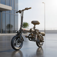 Folding Electric Bike Powered Foldable Powered Bike New Official Standard Compliant Space-Saving Electric Cycle for Commuters, City Commuting