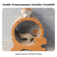 feline jogning Wheel Integrated shreding Surface feline Exercise Wheel noiseless Operation Feline Treadmill for Indoor felines, Indoors, Apartment, Living Room