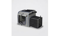 Breathable Expandable Pet Carrier Backpack Soft-Sided Cat Carrier Backpack Portable Comfortable for Small Dogs, Travel, Cycling