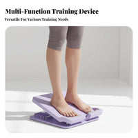 Foldable Folding Leg Stretcher Non-Slip Surface Portable Calf Stretcher Heavy Duty for Stretching Practitioners, Beginners, Home Gym, Office