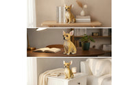 Dog Statue Realistic Polyresin Decoration for Home Decor, Entryway