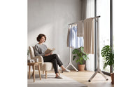 Foldable Clothes Drying Rack Telescopic Laundry Drying Rack Collapsible Clothes Horse Expandable for Balcony