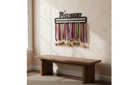 Ice Hockey Medal Hanger Sturdy and Ice Hockey Themed Medal Rack Rust Resistant Wall Mounted Award Holder for Bedroom