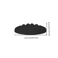 Anti-Dirt Self-Adhesive Brim Pad Curved Shape Hat Brim Pad Scalloped Edge Self Adhesive Hat Liner Textured Woven Surface