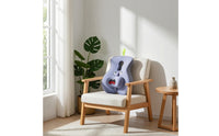 Ergonomic Support Pillow Contoured Back Cushion Pressure-Relieving Pillow Supportive for Office Workers