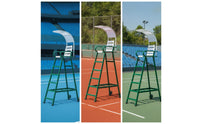 Tennis Umpire Chair with Canopy Weatherproof Tennis Umpire Chair Long-Lasting Heavy-Duty for Competition Courts