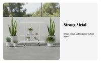 Multi-Tier Rolling Plant Stand Indoor & Outdoor Use for Office, Home Decorators