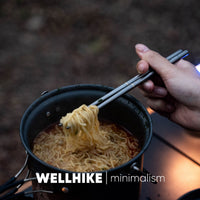 WELLHIKE Tactical Hanging Pot 1.4L Lightweight Camping Cookware