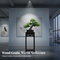 Chinese Design Ornate Pot Stand Floor-Standing Tall Plant Pedestal Minimalist Design Home Furnishing Stable Structure for Admirers of Traditional Furniture, Gardeners, Living Room, Entryway, Hallway, Balcony