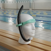 Easy Breathing Children's Swimming Snorkel Comfortable Fit Kids Snorkel Tube Adjustable Head Strap Aquatic Gear for Beginners, Pool, Snorkeling