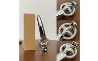 Chestnut Clamp Lever-Style Chestnut Opener Nut Opener with Handle Handheld Nutcracker Tool Polished for Home Cooks, Kitchen
