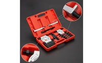 Heat Treated Bearing Puller Set with Case Heavy Duty Bearing Puller Kit with Case Long-Lasting Tool Versatile for Mechanics