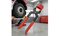 Wheel Nut Cap Plier Metal Wheel Nut Cap Puller Heavy-Duty Pliers with Rubber Jaw for Vehicle Owners, Garage