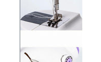 Mini Electric Sewing Machine Built-in Light Tabletop Sewing Machine Home Tool Extension Table Stable Base