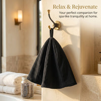 Sauna Hat for Women and Men with Double Layer Design for Steam Room, Reusable Polyester Terry Cloth Cap for Heat Protection