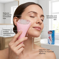 Ice Roller for Face Massage, Reusable Cooling Facial for Puffiness, Gel Filled for Women Skincare with