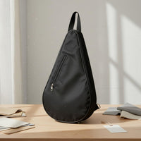 Racket Bag with Shoulder Strap Teardrop-Shaped Tennis Racket Bag Sleek for Pickleball Players, Sports Training