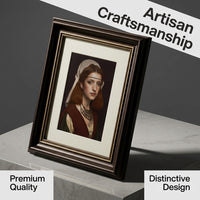 Ornate Photo Frame for Wall Hanging or Tabletop Display, Vintage European Style Picture for Home Decor, Decorative Art