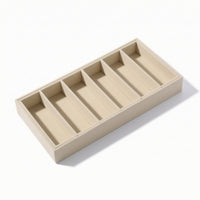 Velvet Sunglasses Storage Tray 5-Slot Sunglasses Display Tray Minimalist Eyewear Organizer Divided for Dresser