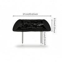 Wood-Grain Golf Tee Marker with Ground Spike Secure Golf Tee Marker Slim Lightweight for Golfers