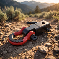 Tow Arm Assembly with Shackle Molded Trailer Hitch Coupler for Drivers