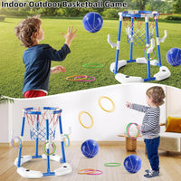 Water Basketball Pool Toy Set with Backboard and Balls