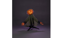 Halloween Pumpkin Decoration Freestanding with Pumpkin Head Large Moving Halloween Decoration for Front Porch