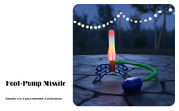 Luminous Stomp Launcher Er No Batteries Needed Air Powered Launcher Toy Adjustable Angle for Children, Boys, Outdoor, Backyard, Park