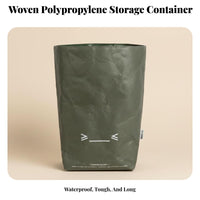 Foldable Paper-Like Pouch Easy to Clean Organizer Pouch Waterproof